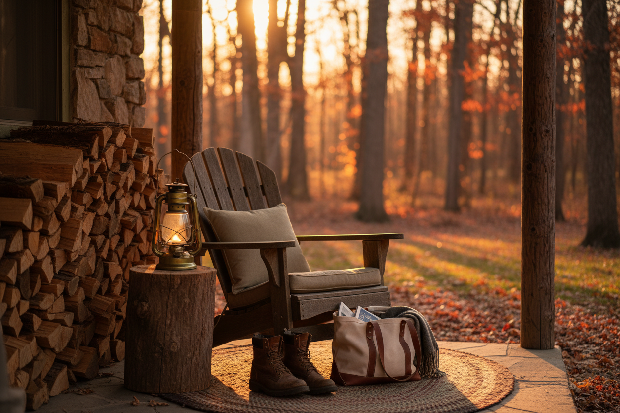 Rustic Porch Scene